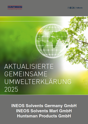 Eine Erdkugel mit einem verschwommenen Baum vor grünem Hintergrund